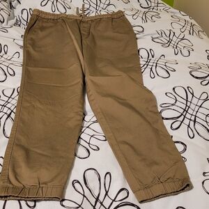 Banana Republic Tan Sweatpants Relaxed Fit Joggers